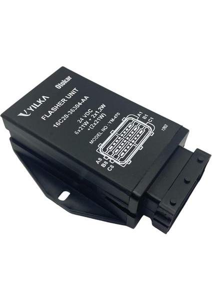 YILKA 24V FLAŞÖR 24 UÇLU (6 x 21W + 2 x 1,2W) + (2 x 21W) OTOKAR