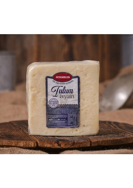 Bergama Tulum Peyniri %60 Inek %40 Koyun Orta Sert Tam Yağlı Olgunlaştırılmış 1kg