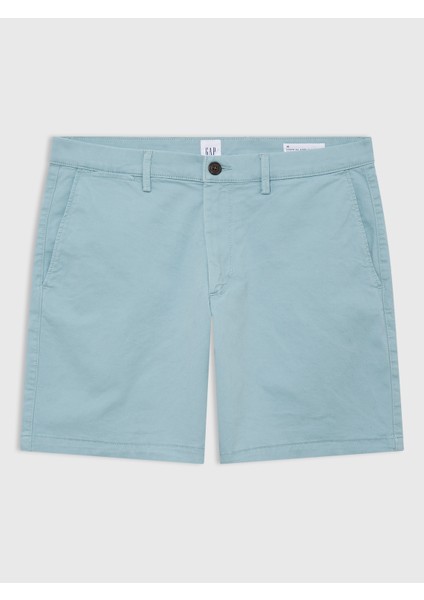 7'' Essential Washwell™ Khaki Şort