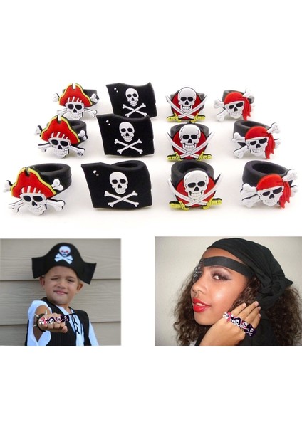Korsan Kılıçlı Çocuk Uyumlu Plastik Korsan Yüzüğü fiyatları