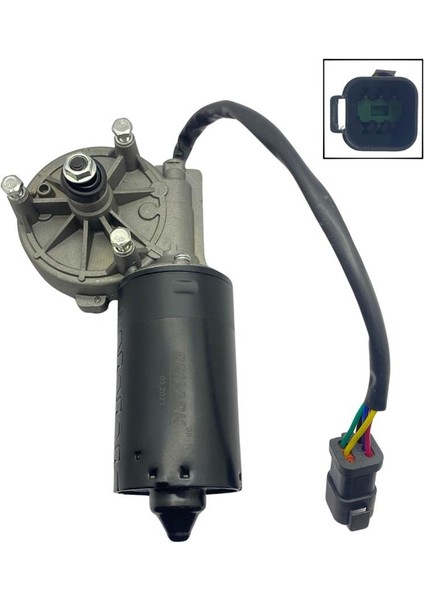 24V SİLECEK MOTORU (KABLOLU SOKETLİ 5 FİŞ) BMC PROFESYONEL-SCANIA modelleri