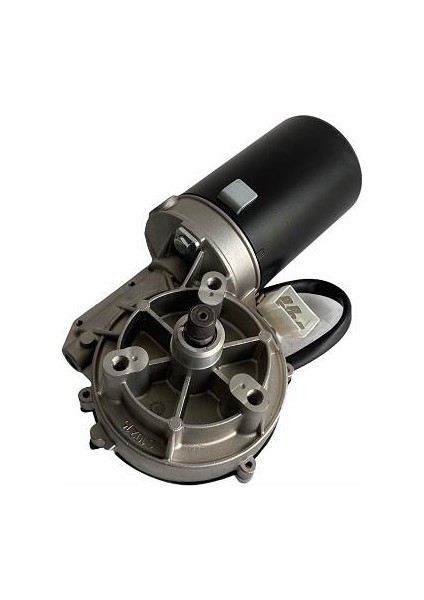 24V Silecek Motoru Büyük Tip (Düz Freze 16 Mm) (Soketli 5 Fiş) (L) Mercedes Otobüs 303 modelleri