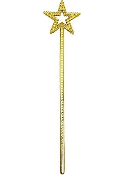 Altın Renk Yıldız Peri Asası Peri Değneği 34 cm 1 Adet fırsatları