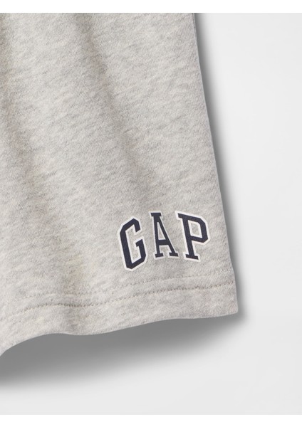 Erkek Bebek Gri Gap Logo Havlu Kumaş Relaxed Pull-On Şort fiyatları