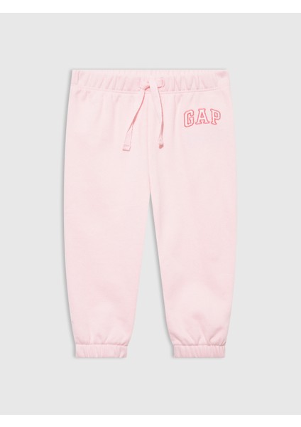 Kız Bebek Pembe Gap Logo Pull-On Jogger Eşofman Altı