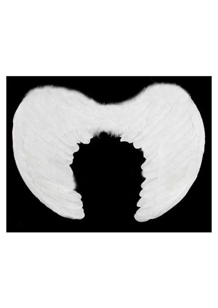 Beyaz Renkli Küçük Boy Bebek Melek Kanadı 25X45 cm fiyatları