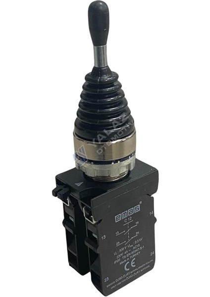 cm Serisi Joystıck Buton Metal (Yaylı) (4 Pozisyonlu) (2no+2no) (22 Mm)