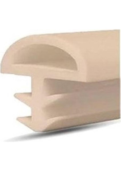 Krem 10 mm Ortadan Tırnaklı Kapı Fitili (KFO-003)