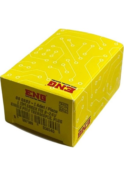 ÇAKMAK FİŞİ (L TİPİ) (USA-EUROPE GİRİŞ) (İNCE UÇ 12 MM)