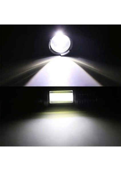 Wuben WB-017 Zoomlu Şarjlı Cob LED Güçlü El Feneri indirimleri