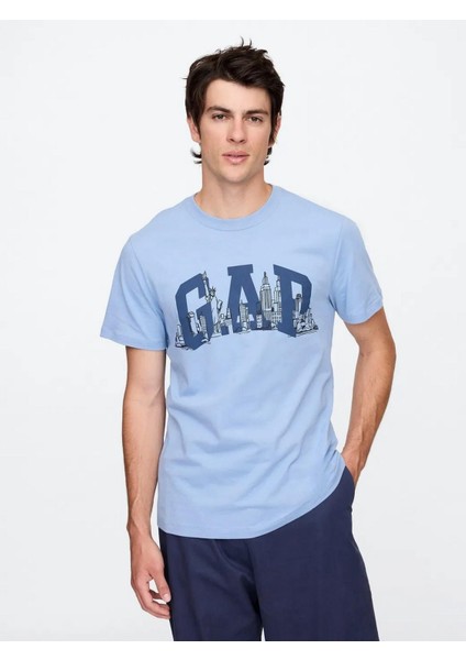 745022000 V-Gap Nyc Skyline Erkek Tişört