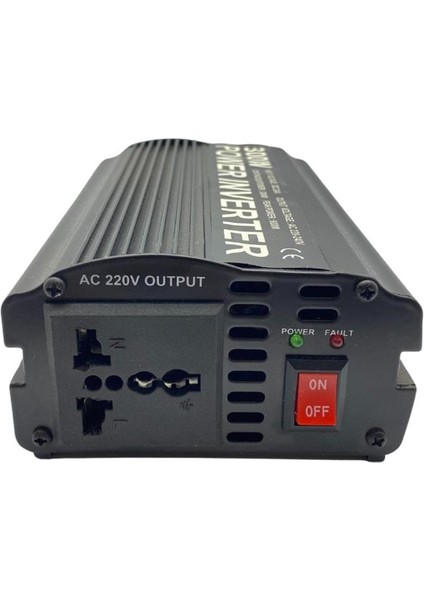 24V DC 220V AC İNVERTER 300W (MODİFİYE) (ÇAKMAK FİŞLİ VE MAŞALI)