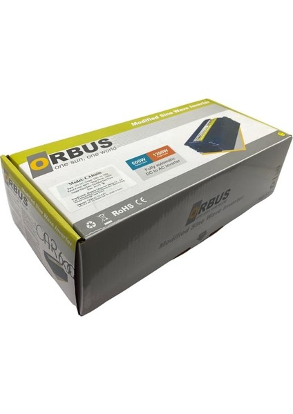 12V Dc 230V Ac Inverter 600W (Modifiye) (Çakmak Fişli-Maşalı)