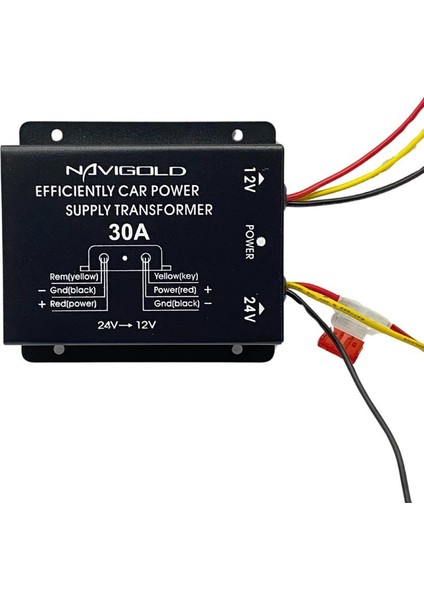 XINCOL 24V12V KONVERTÖR (VOLTAJ DÜŞÜRÜCÜ) 30 A (HAFIZALI) fiyatları