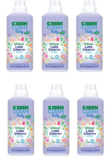 Baby Bitkisel Leke Çıkarıcı 1000 ml 6'lı