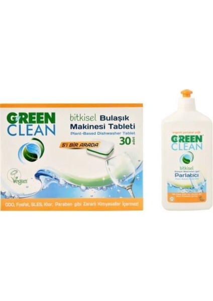 Bulaşık Makinesi Tableti 30 Adet+Parlatıcı 500 ml
