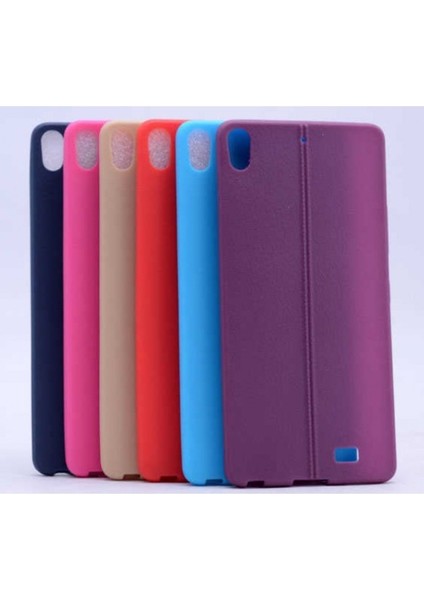 ESLIFETECH26AKSESUAR General Mobile Discovery Air Uyumlu Yumuşak Esnek Silikon Kılıf Pembe