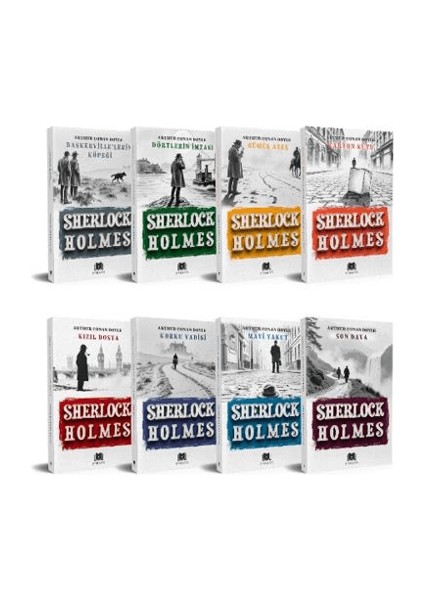Sherlock Holmes Seti (8 Kitap Takım) - Sir Arthur Conan Doyle