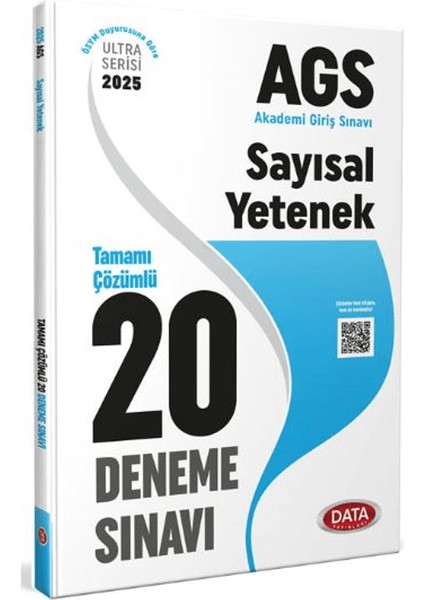 2025 Ags Sayısal Yetenek Tamamı Çözümlü 20 Deneme Sınavı