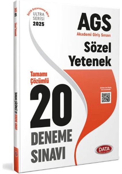 2025 Ags Sözel Yetenek Tamamı Çözümlü 20 Deneme Sınavı