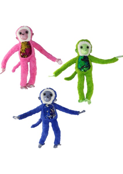 Süslü Maymunlar Peluş Oyuncak 45 cm 1 Adet