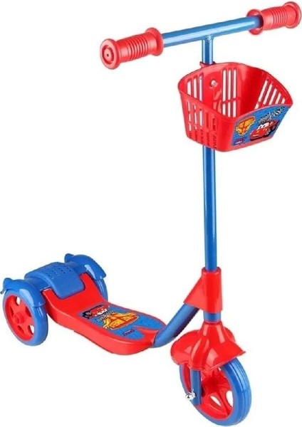 ESC14E Fast Wheels Model 3 Tekerli Sepetli Frenli Scooter