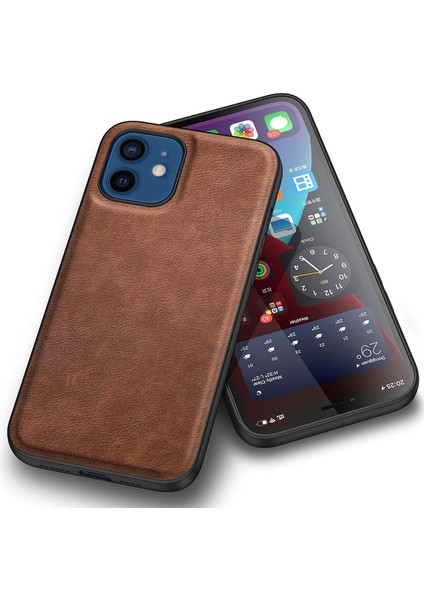 Iphone 11 Uyumlu Kılıf Kamera Korumalı Gerçek Deri Işlemeli Elde Kaymaz Yumaşak Slikon Kapak