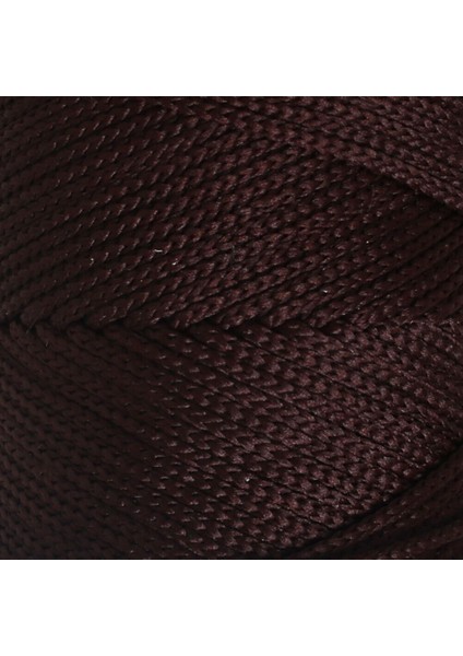 Polyester Soft Macrame Koyu Kahverengi El Örgü Ipi - LM034 - 34440 fiyatları