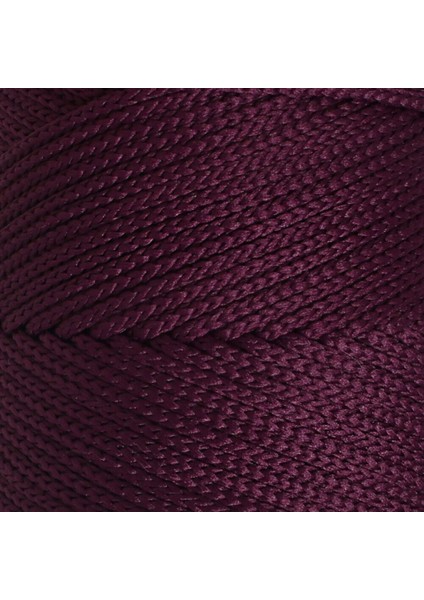 Polyester Soft Macrame Patlıcan Moru El Örgü Ipi - LM038 - 34443 fiyatları