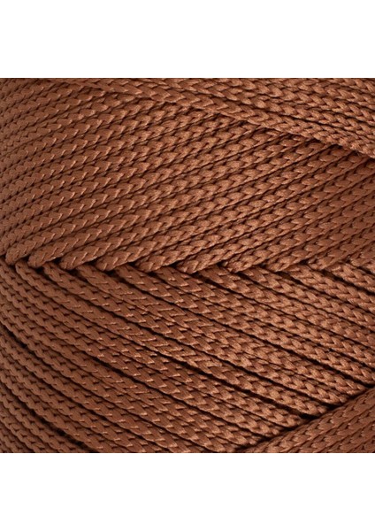 Polyester Soft Macrame Kahverengi El Örgü Ipi - LM033 - 34439 fiyatları