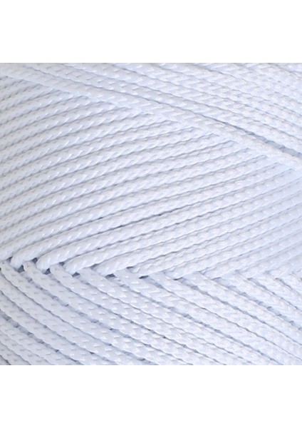 Polyester Soft Macrame Optik Beyaz El Örgü Ipi - LM001 - 34426 fiyatları