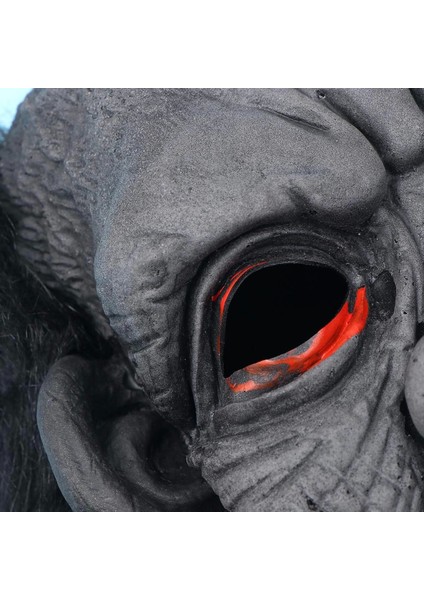 Lateks Goril Maskesi Maymun Maskesi Et Maskesi Orangutan Siyah Saçlı 1 No modelleri