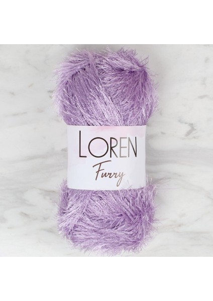 Furry Lila El Örgü Ipi - RF009 - 34047