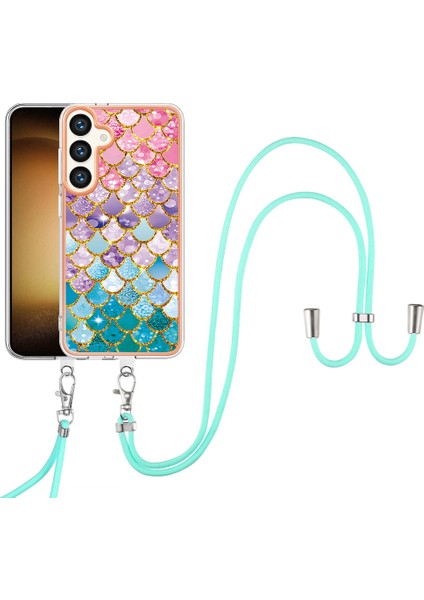 Samsung Galaxy S25+ Için Desenli Tpu Telefon Kılıfı, Çapraz Askı Renkli (Yurt Dışından) fiyatları