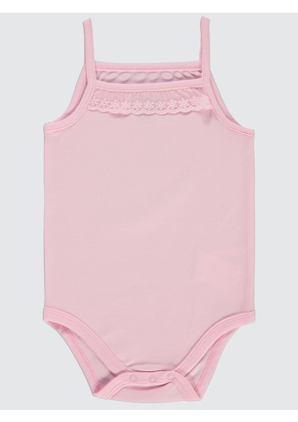 Civil Baby Kız Bebek Çıtçıtlı Badi 2-3 Yaş Pembe