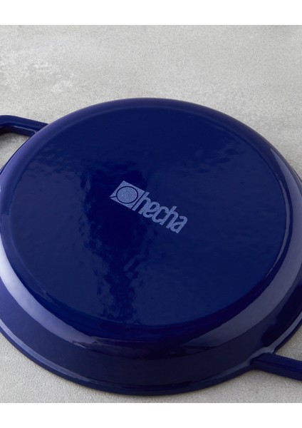 Hecha Demir Döküm Sahan 20 cm Mavi