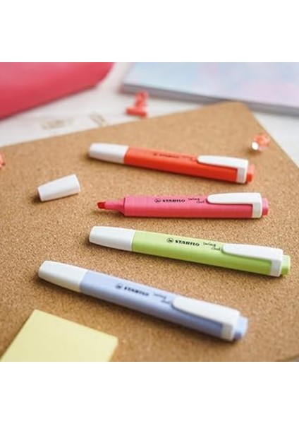 | Swing Cool Fosforlu Kalem Pastel Seti, 4'lü, 1-4 mm Uç, 4 Saat Kurumaya Dayanıklı fiyatları