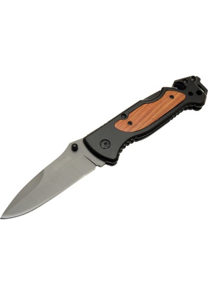 Sog Kurtarma Çakısı 20 cm Siyah , Kemerlikli