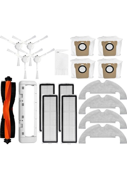 Xiaomi Robot Vakum X10 Robotlu Süpürge Parçaları Yedek Ana Yan Fırça Hepa Filtre Paspas Bezi Toz Torbası (Yurt Dışından)