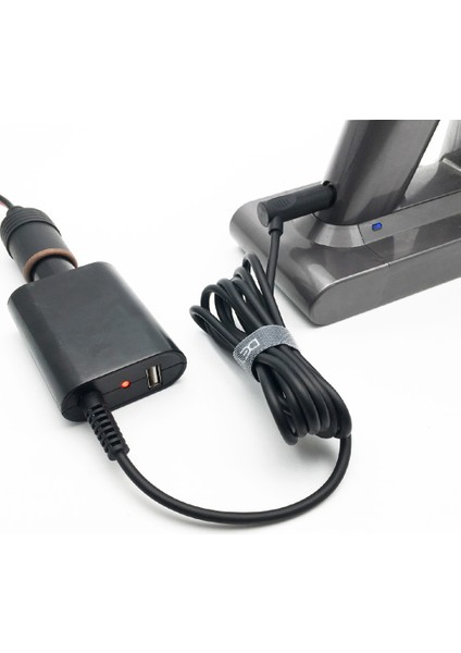 DC26.1V Araç Şarj Adaptörü Güç Dyson V6 V7 V8 Ev Için USB Bağlantı Noktalı Elektrikli Süpürgeler (Yurt Dışından)