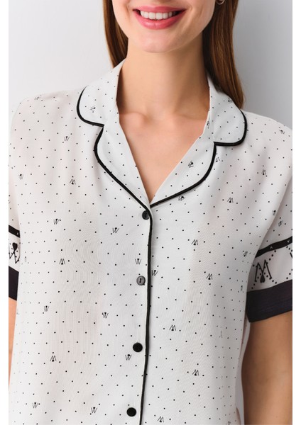 Monogram Maskülen Pijama Takımı