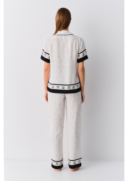 Monogram Maskülen Pijama Takımı