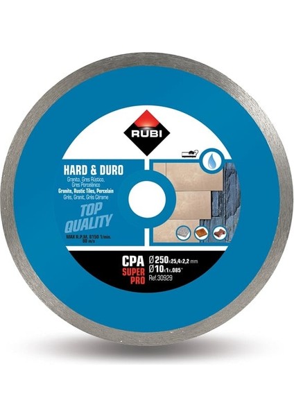 Rubi CPA 250 Superpro Sert Malzeme Elmas Bıçak fiyatları