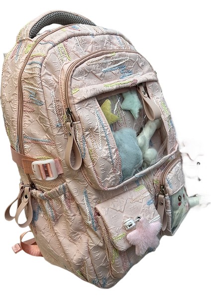 2025 Yeni Ilköğretim Öğrencileri Kız 1-3-6 Sınıf Karikatür Sevimli Büyük Kapasiteli Omuz Çantası (Yurt Dışından)