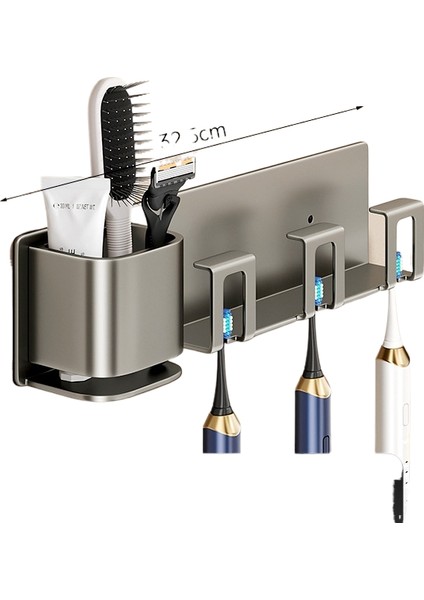 Diş Bardağı ve Diş Fırçası Delgeçsiz Raf (Yurt Dışından)