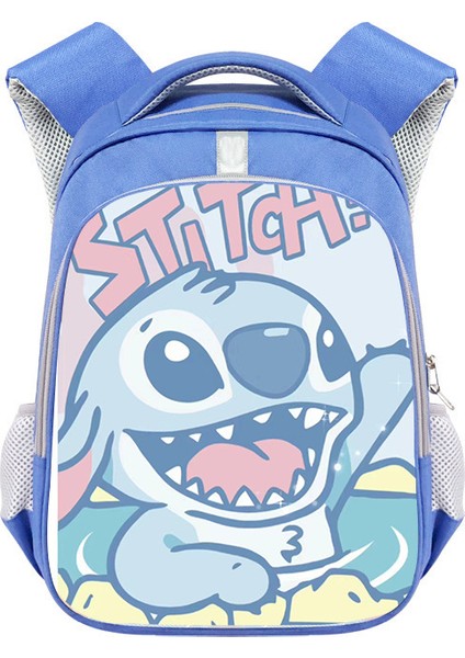New Stitch Sevimli Büyük Kapasiteli Okul Çantası (Yurt Dışından)