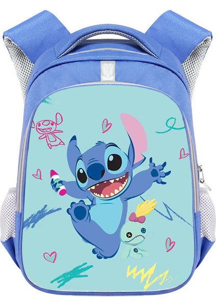 New Stitch Sevimli Büyük Kapasiteli Okul Çantası (Yurt Dışından)