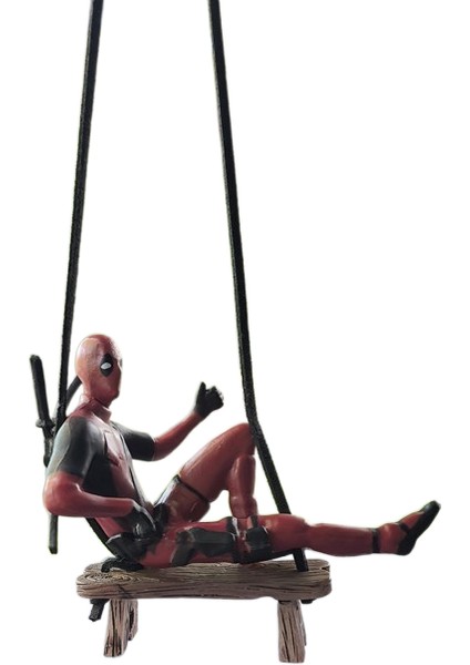 Karikatür Deadpool Araba Aynası Kolye (Yurt Dışından)