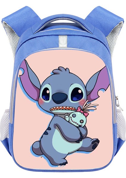 New Stitch Sevimli Büyük Kapasiteli Okul Çantası (Yurt Dışından)