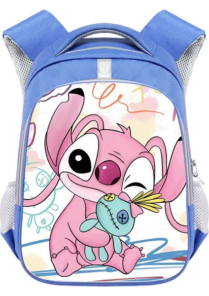 New Stitch Sevimli Büyük Kapasiteli Okul Çantası (Yurt Dışından)